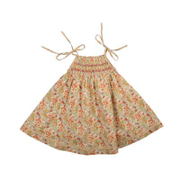 Belati Coral Smocked Tie Jumper