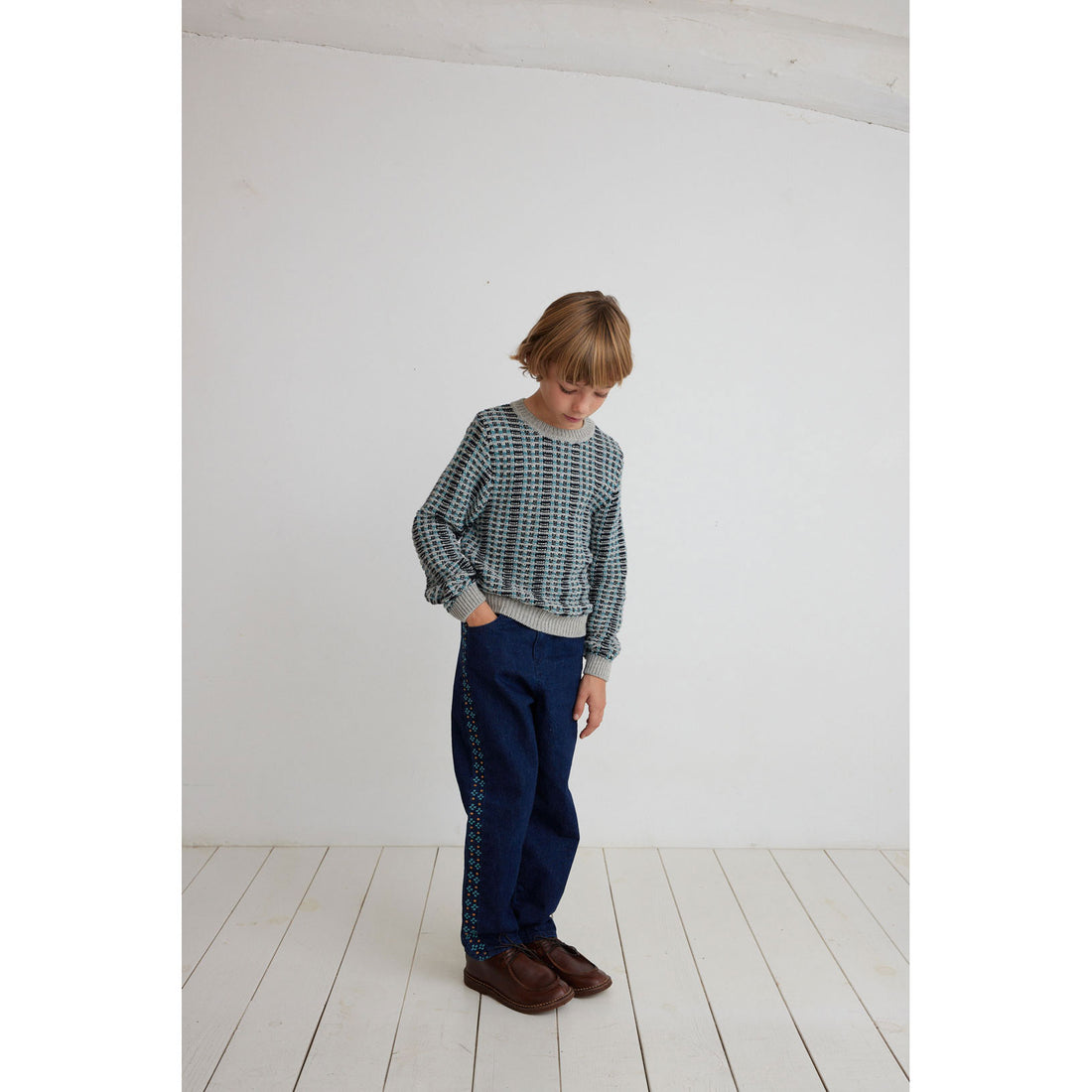 Bebe Organic Winter Crochet Sean Sweater