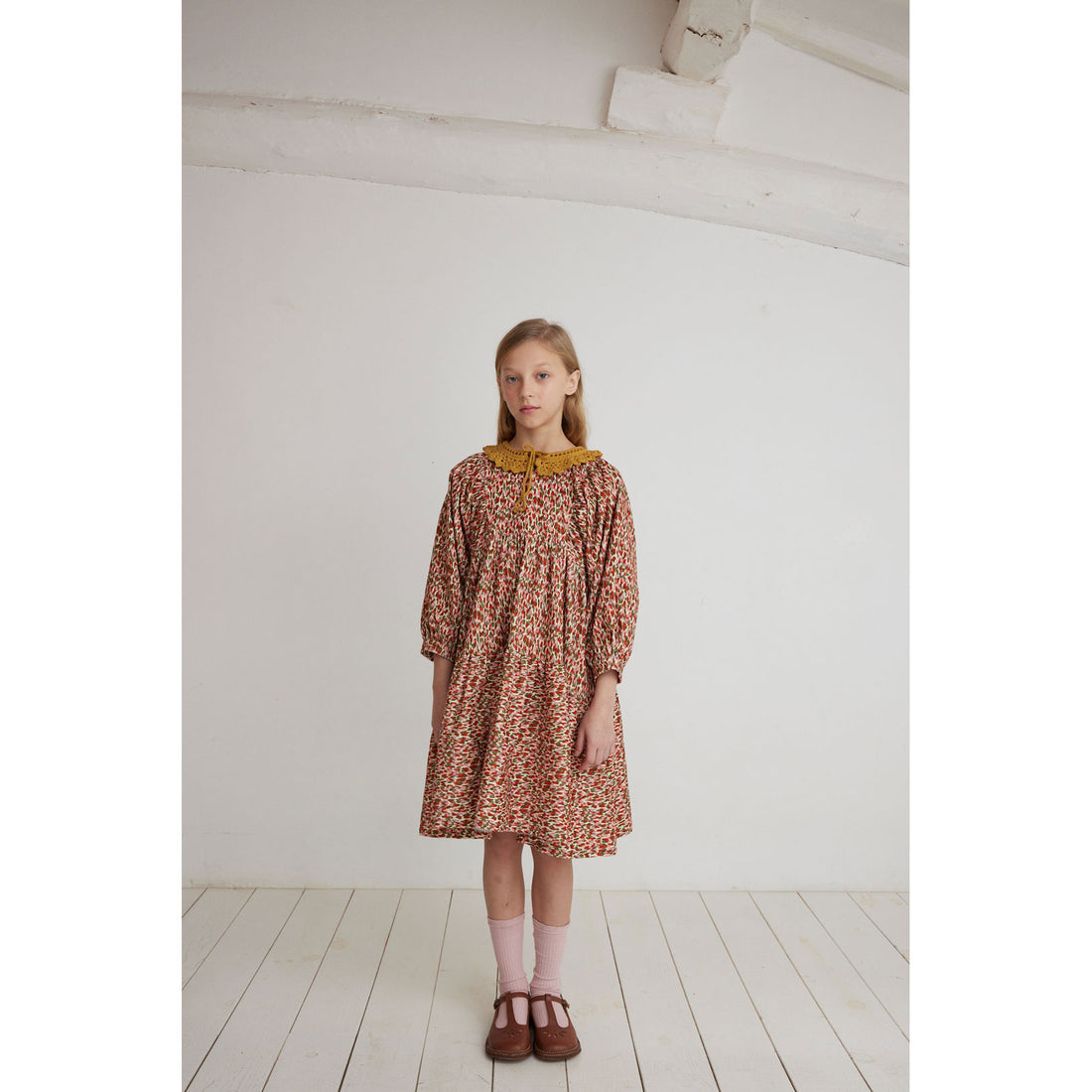Bebe Organic Painted Hearts Lyra Dress