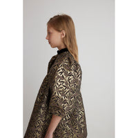 Bebe Organic Metallic Florals Isadora Dress