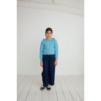 Bebe Organic Blue Mohair Bette Sweater