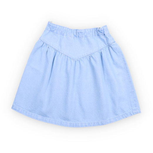 The New Society  Light Denim Bellis Special Skirt