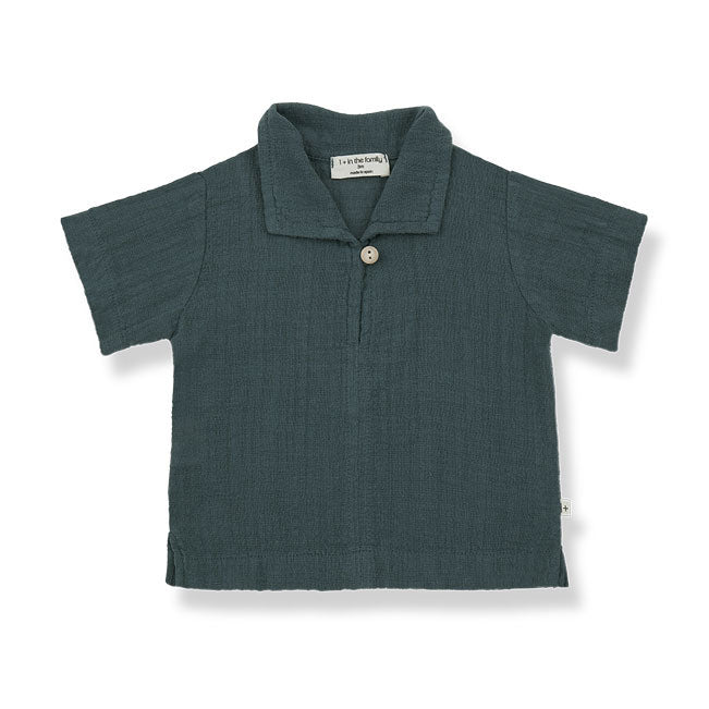 1+ in the Family  Petroleum Benet Baby Shirt