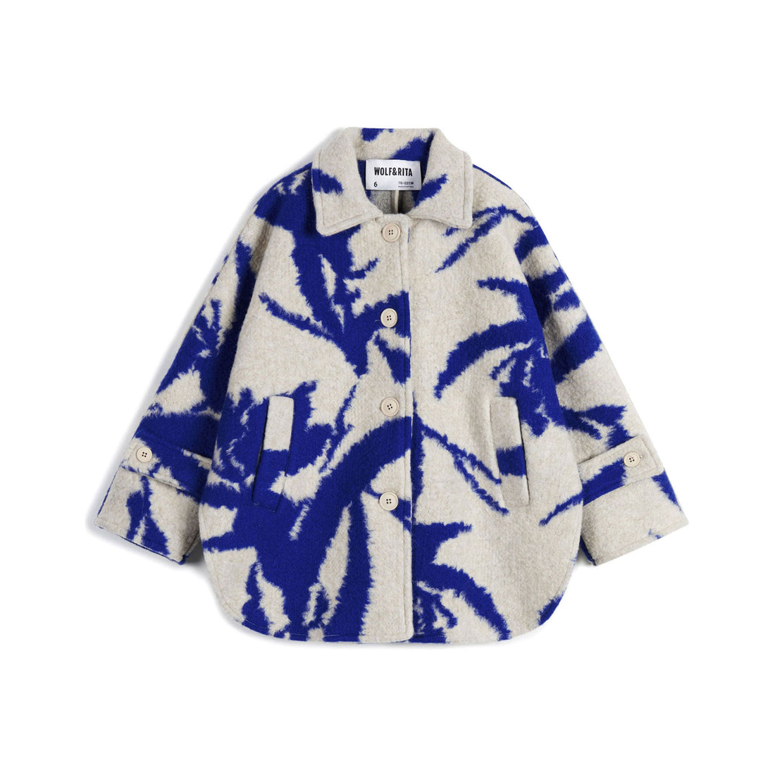 Wolf and Rita Beige Azulejo Coat