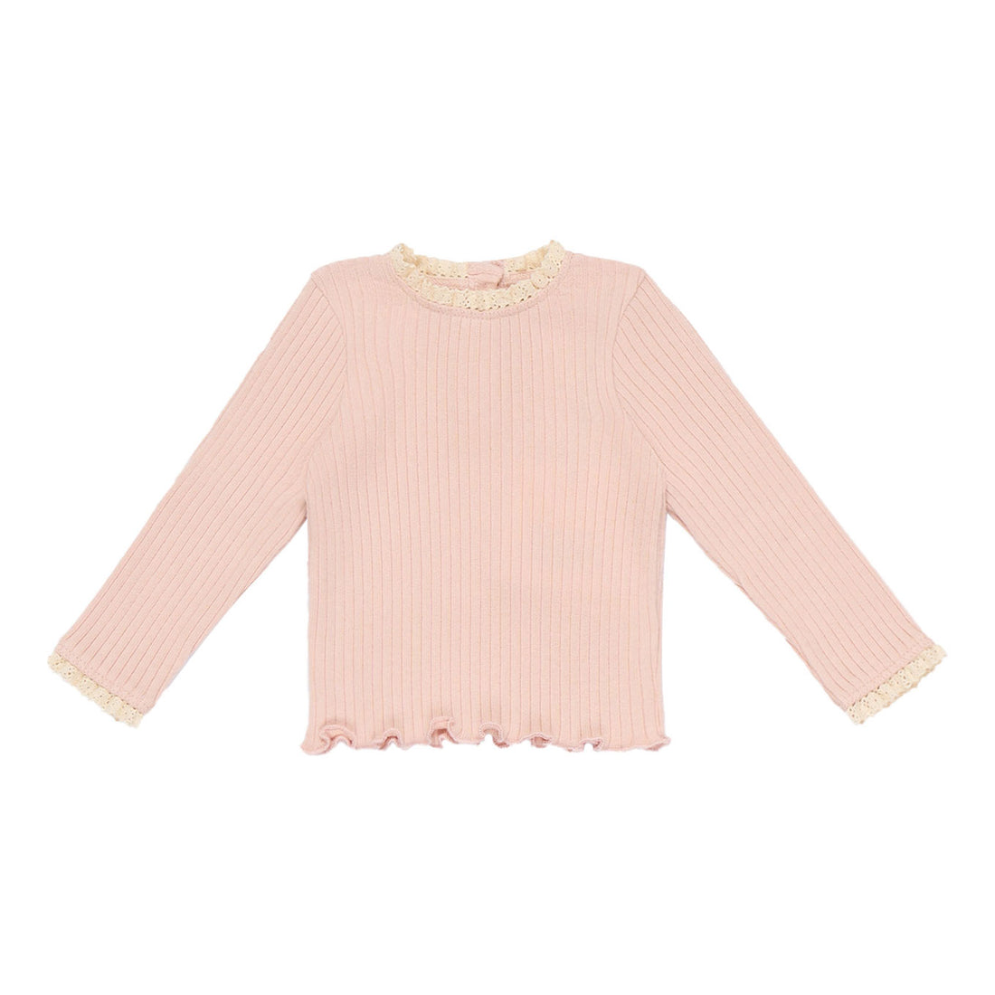 The New Society Rose Dust Betsy Baby Lace Tee