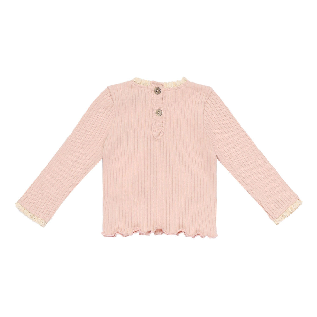 The New Society Rose Dust Betsy Baby Lace Tee