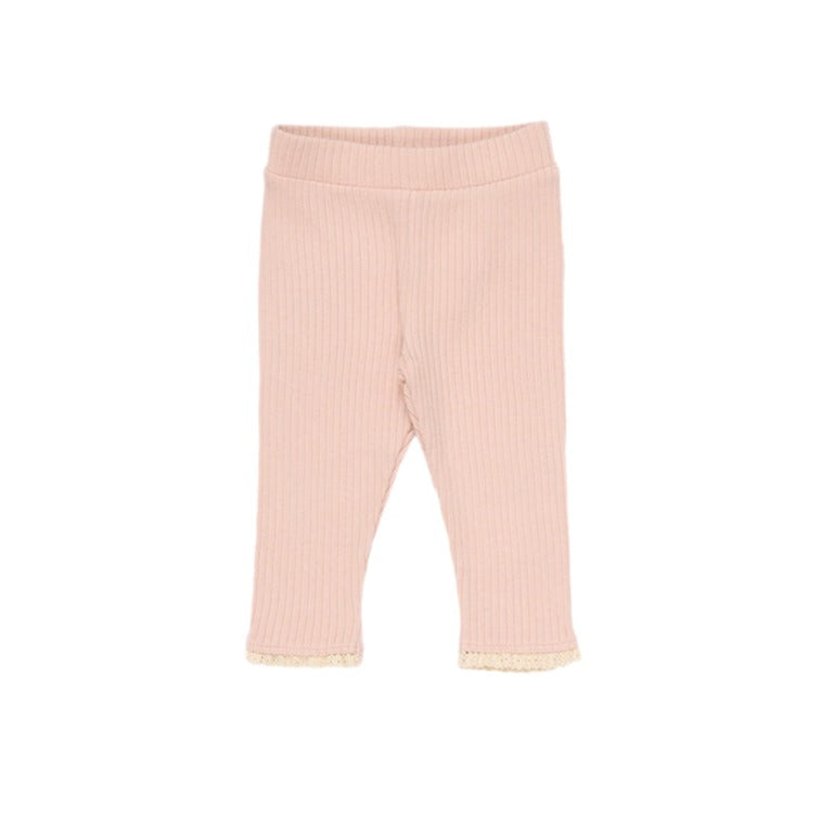 The New Society Rose Dust Besty Lace Baby Legging