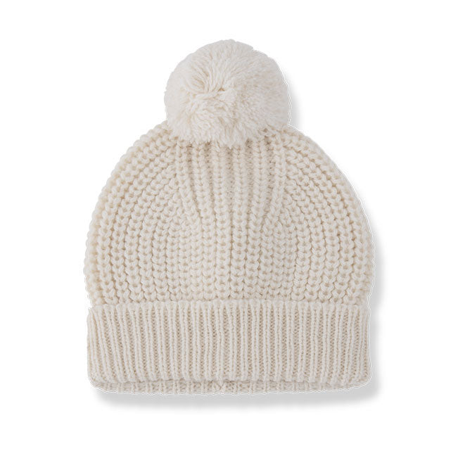 1+ In The Family Ecru Beziers Baby Beanie