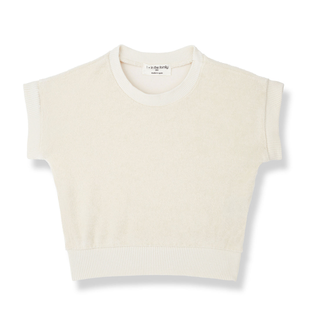 1+ In The Family Ivory Bianca Short Sleeve T-Shirt