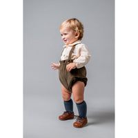 Birinit Khaki Corduroy Straps Bloomer