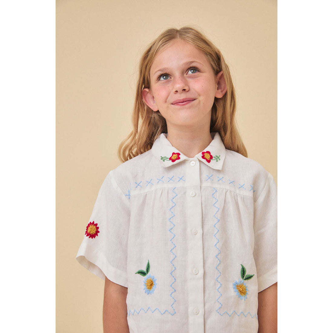 Birinit O Barqueiro Embroidered Blouse
