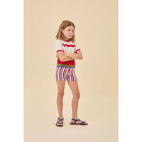 Birinit Striped Miranda Shorts