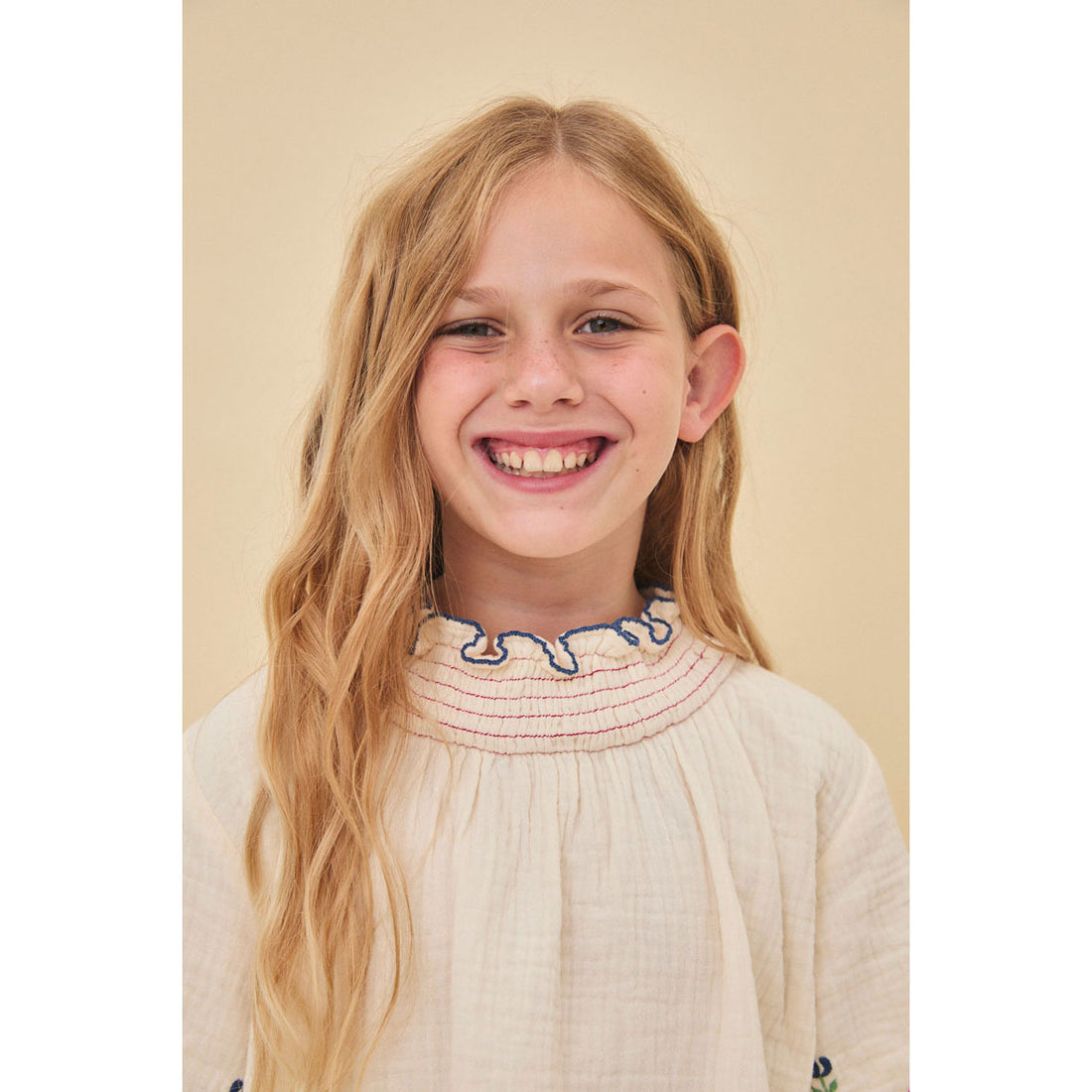 Birinit Tulipano Embroidered Blouse