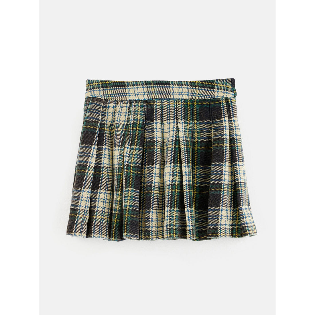 Bellerose Green Check Walis Skirt