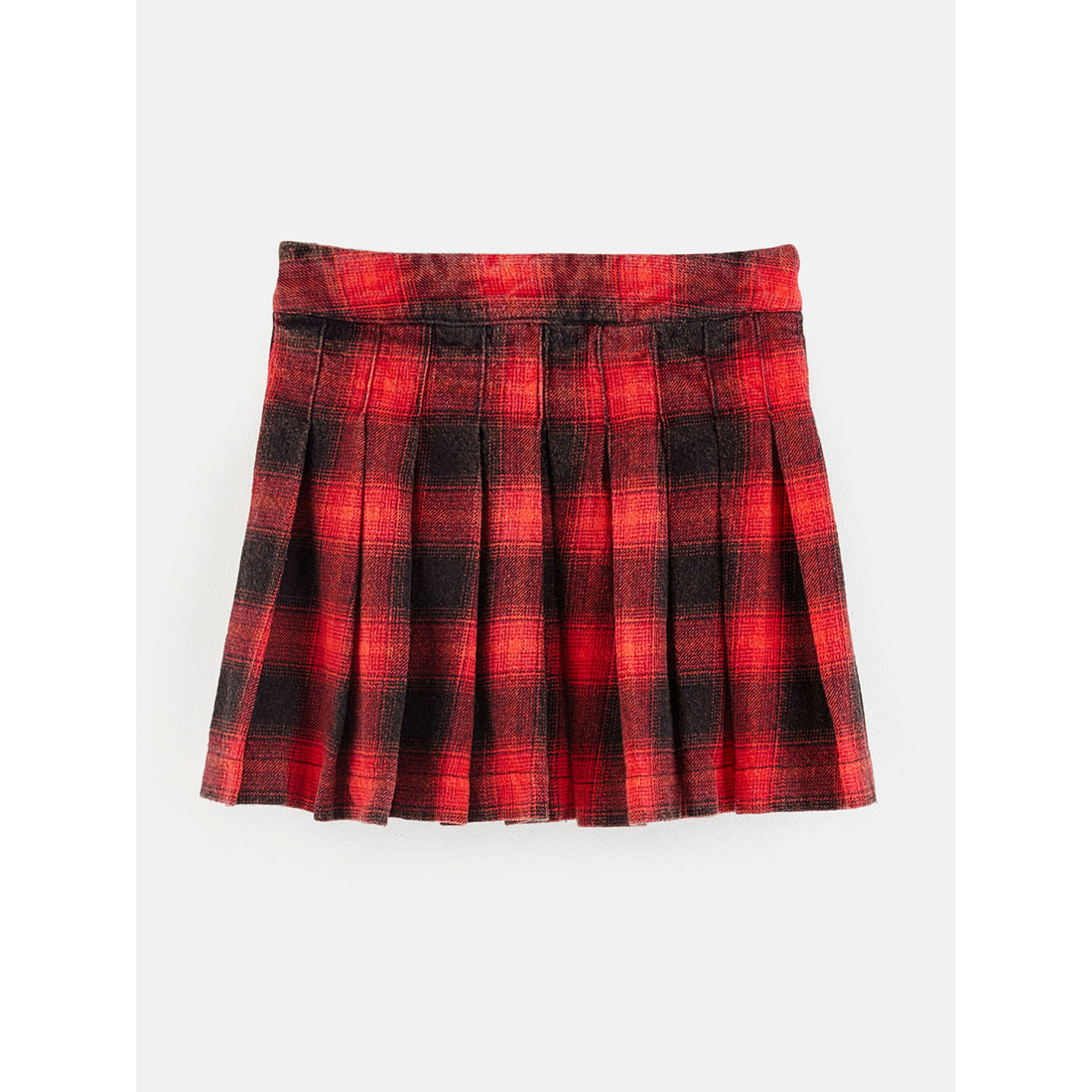 Bellerose Red Check Walis Skirt