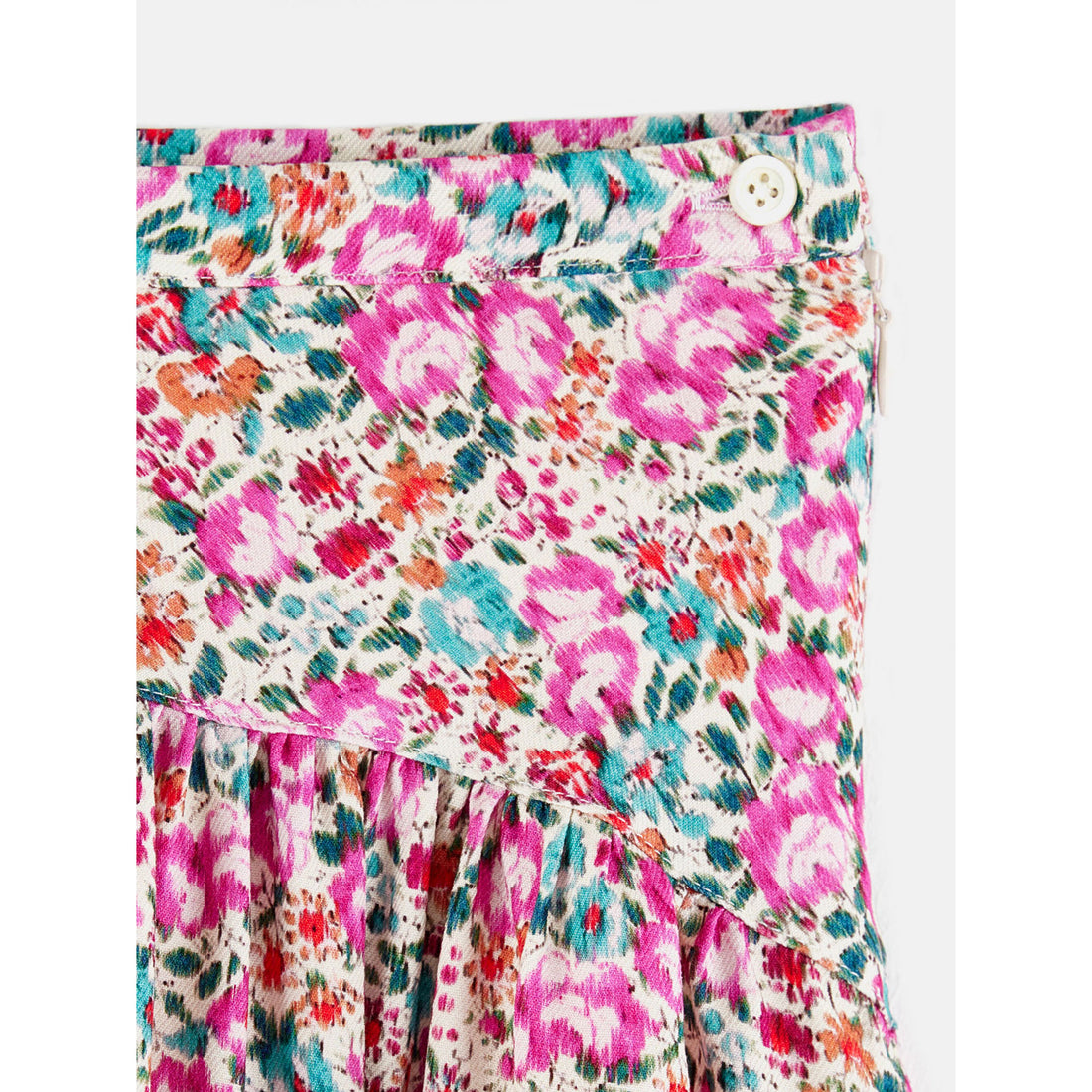 Bellerose Purple Floral Paradox Skirt