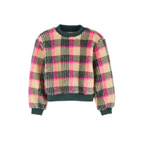 Bellerose Cream Check Adela Sweatshirt