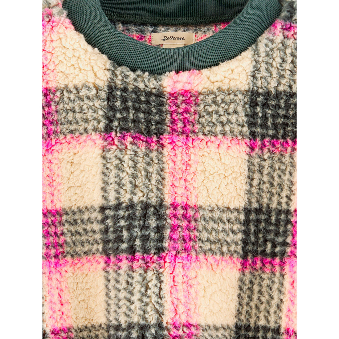 Bellerose Cream Check Adela Sweatshirt