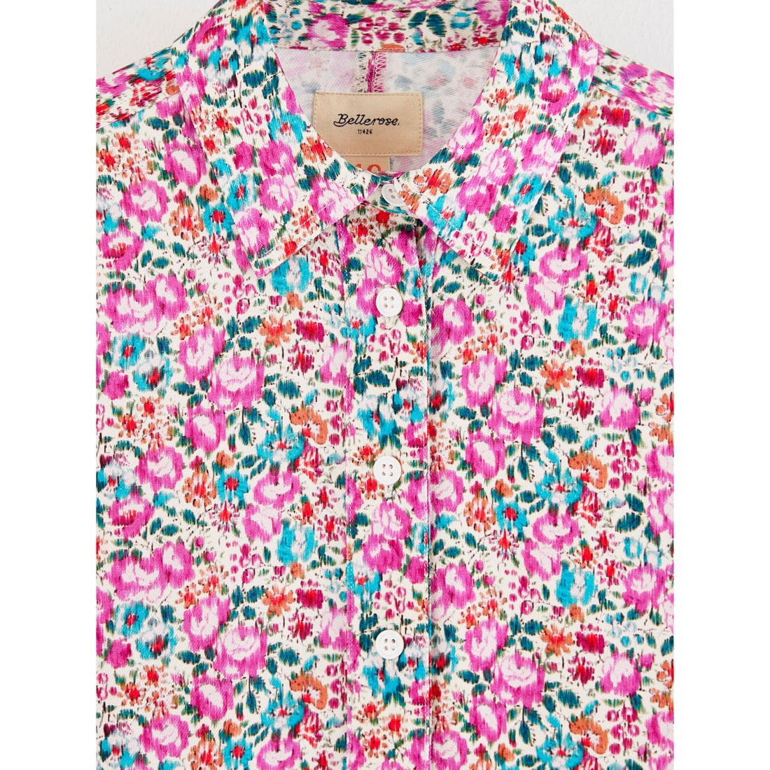Bellerose Pink Floral Hester Blouse