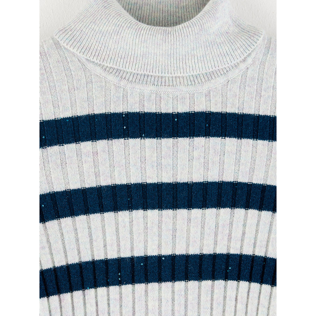 Bellerose Grey Striped Ayre Pullover