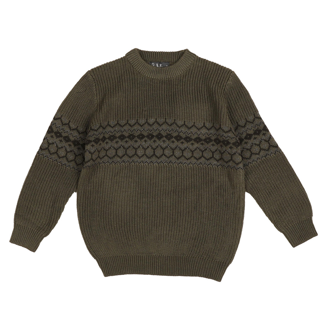 Belati Basil Intarsia Knit
