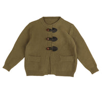 Belati  Olive Knit Cardigan