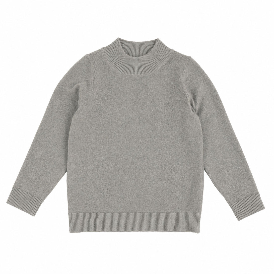Belati  Light Grey Mock Neck Shell