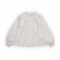 The New Society Moonlight White Blanca Blouse