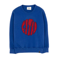 Finger in the Nose  Ink Blue Blast Loose Sweatshirt