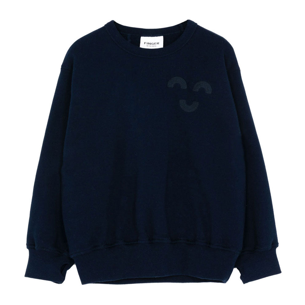 Finger in the Nose  Navy Blast Loose Sweatshirt