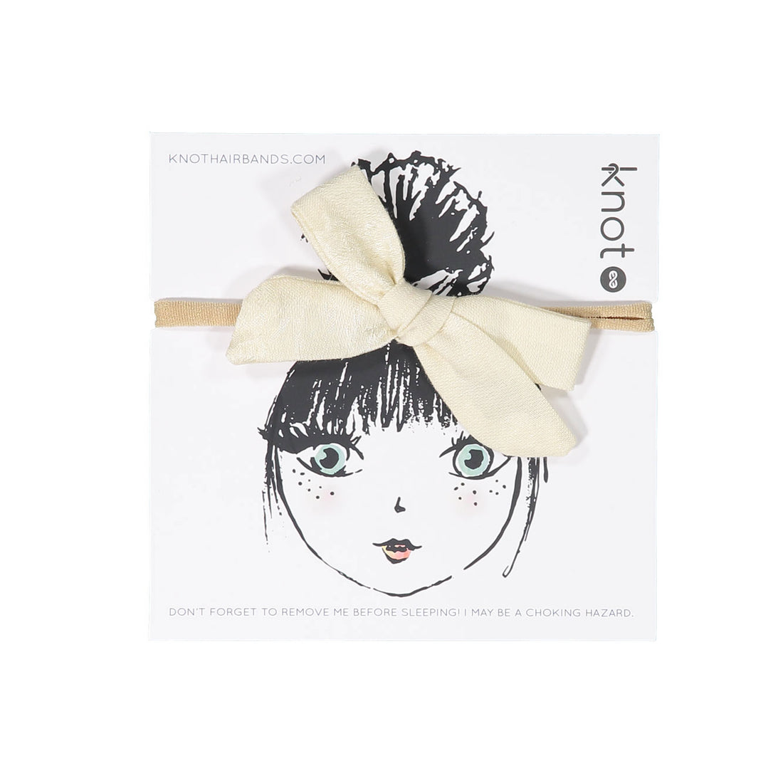 Knot Hairbands  Cream Bloom Bow Band