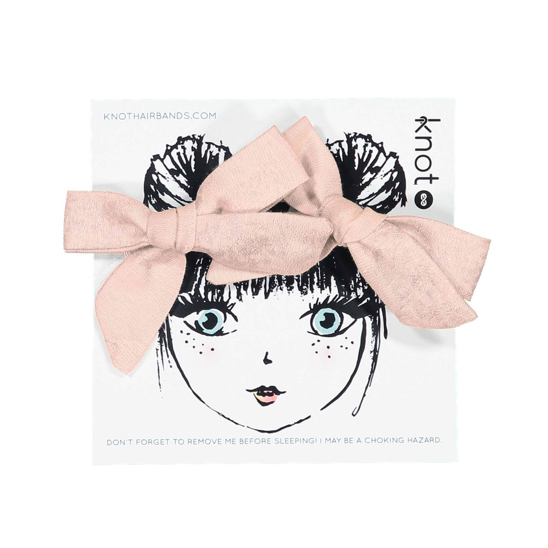 Knot Hairbands  Blush Bloom Bow Set