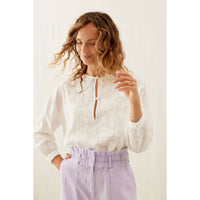 Louise Misha White Julianna Blouse