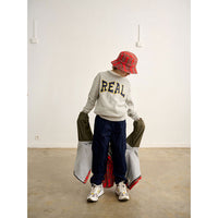 Bellerose Heather Grey "REAL" Fago Sweatshirt