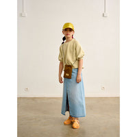 Bellerose Light Blue Bleach Parody Midi Skirt