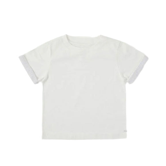 Bene Bene Ivory BENE Cuffed T-shirt