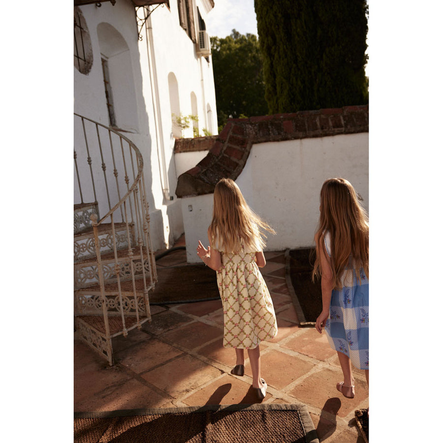 Bebe Organic Nostalgia Rose Charlotte Dress