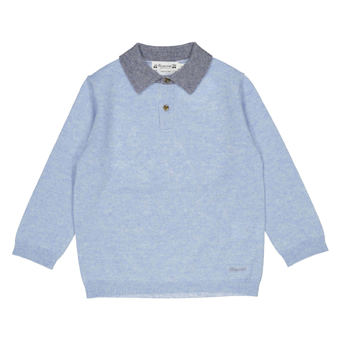 Bonpoint  Dusky Blue Jameson Pullover