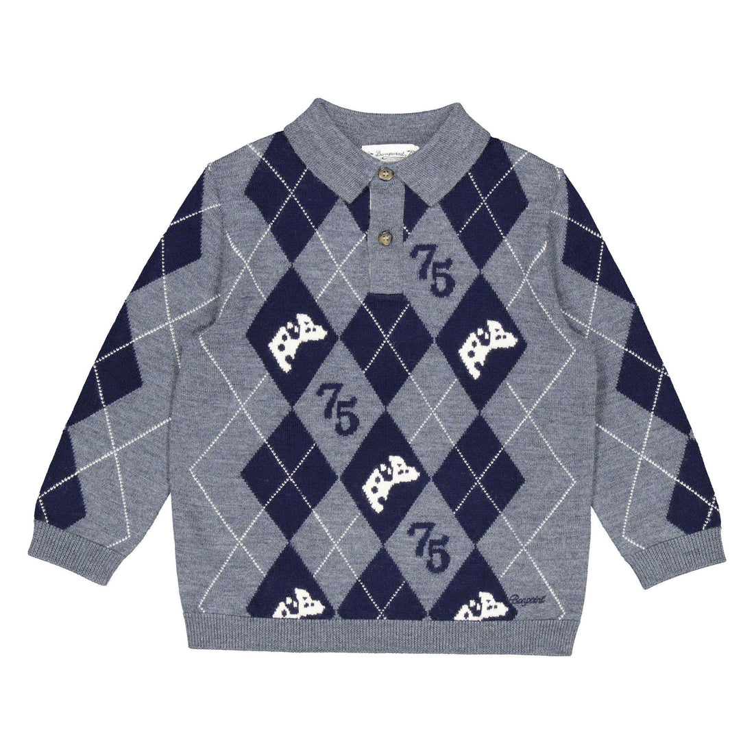 Bonpoint  Slate Grey Morgan Pullover