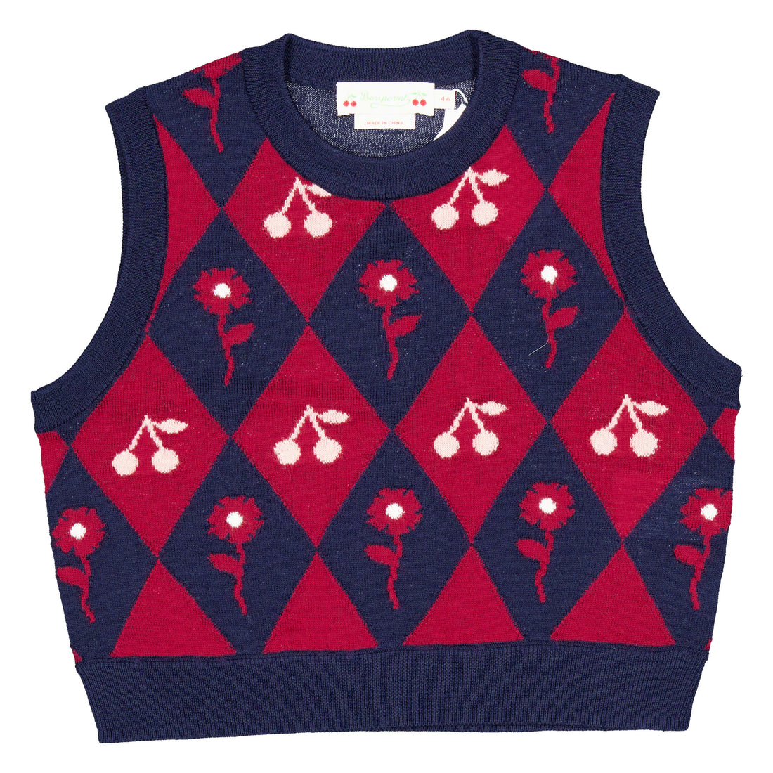 Bonpoint  Navy Maelle Pullover