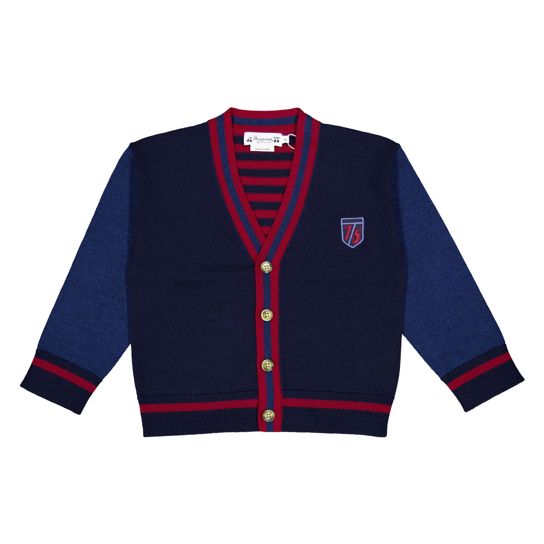 Bonpoint  Navy Julian Cardigan