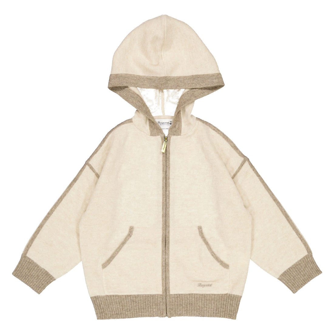 Bonpoint  Beige Malik Cardigan