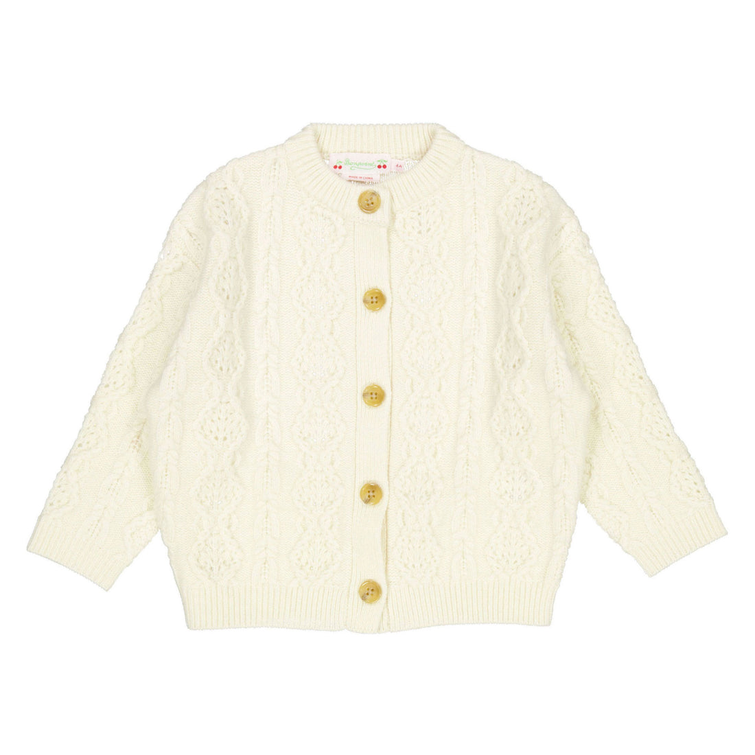 Bonpoint  Off White Marella Cardigan