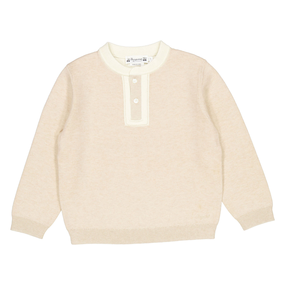Bonpoint  Beige Miro Pullover