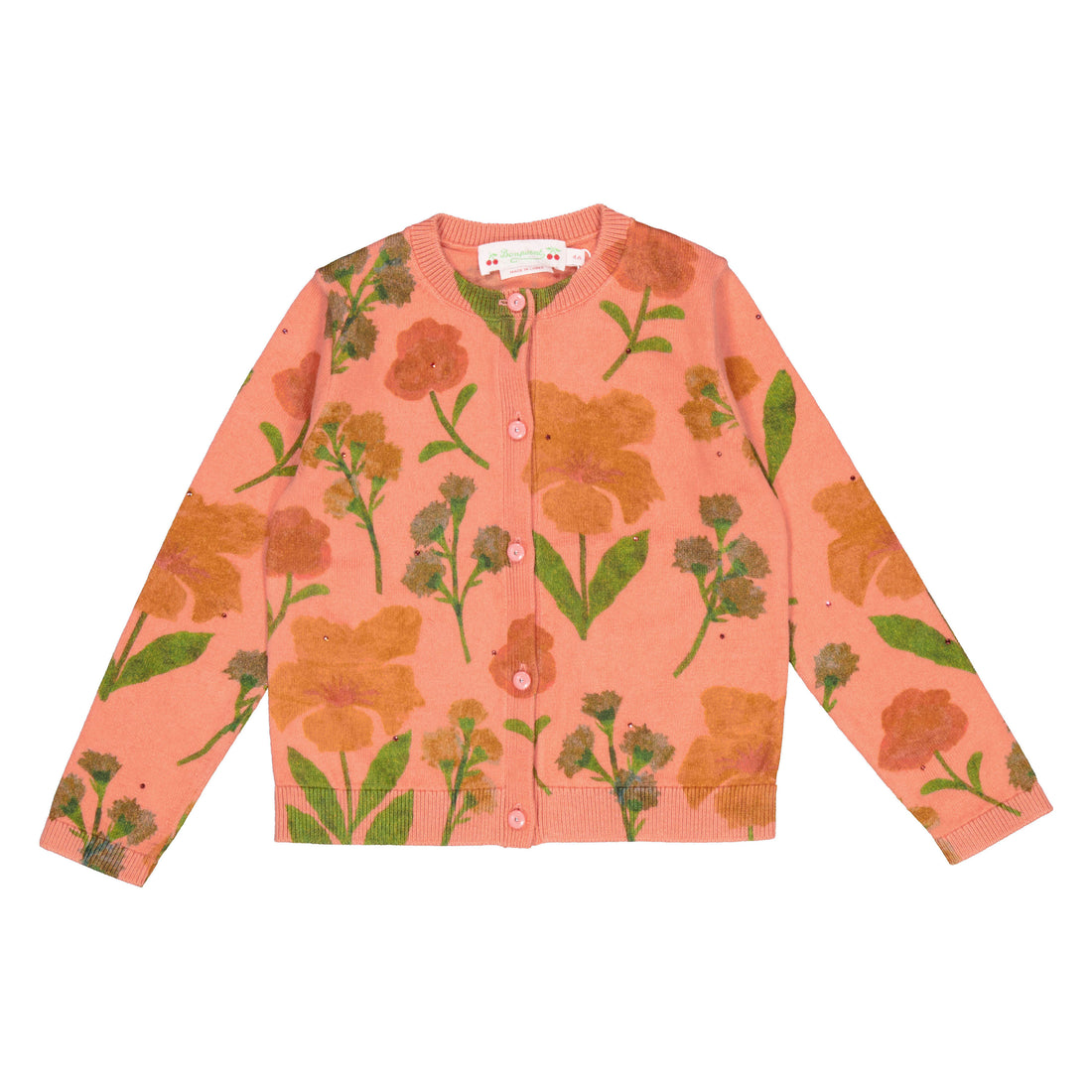 Bonpoint  Pink Fard Mina Cardigan