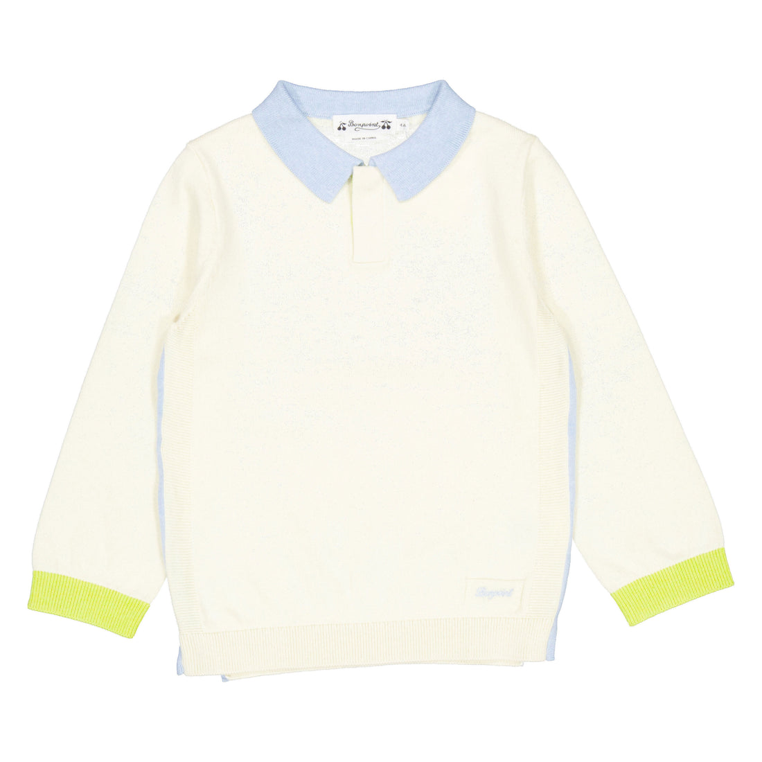 Bonpoint  Ecru Mae Polo Shirt