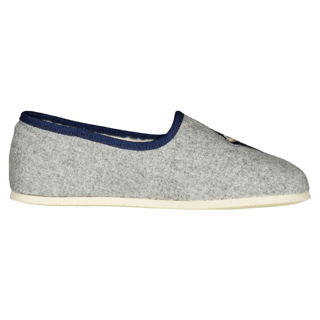 Bonpoint  Light Grey Gib Slippers