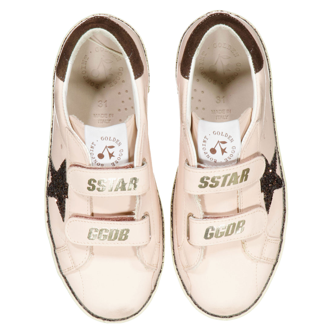 Bonpoint  Pale Pink Oldschool Tennis Shoe