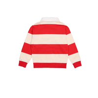 The New Society  Tulip Red Stripes Brezo Polo