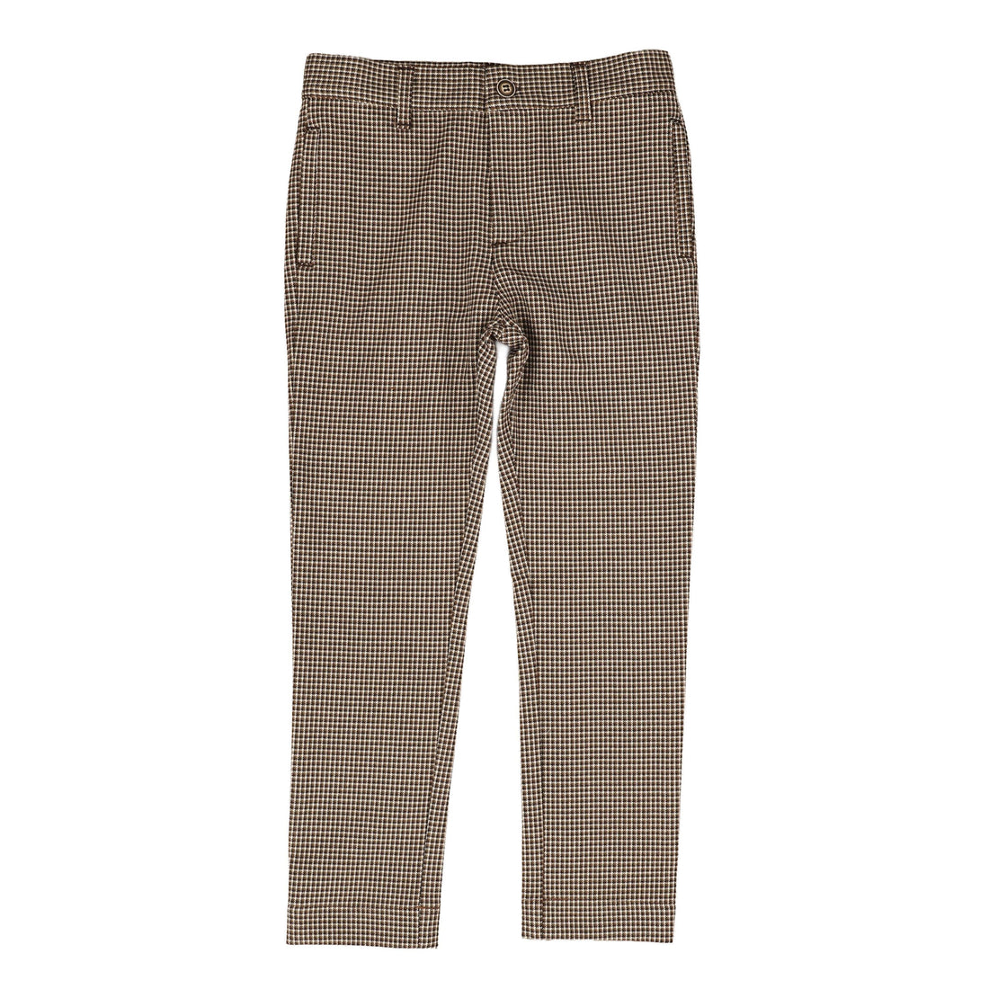 Belati  Brown Plaid Pants